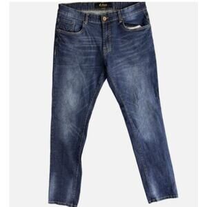 Cultura Mens Blue Denim Jeans 34 x 32